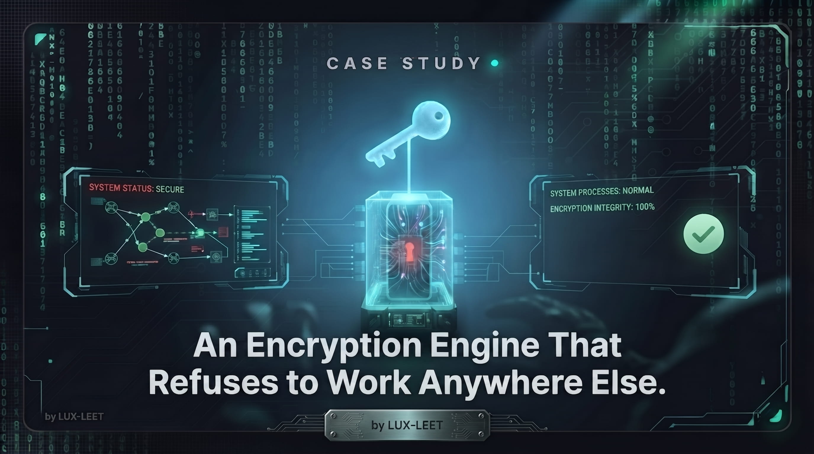 An Encryption Engine That Refuses to Work Anywhere Else